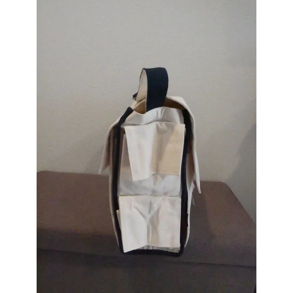 Canvas Scrapbook Tote Messenger Bag Paint Me Craft Organizer Cotton New
